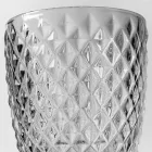 Dekorierte transparente Glasgläser, Modern Water Service 12 Stück - Mix Viadurini