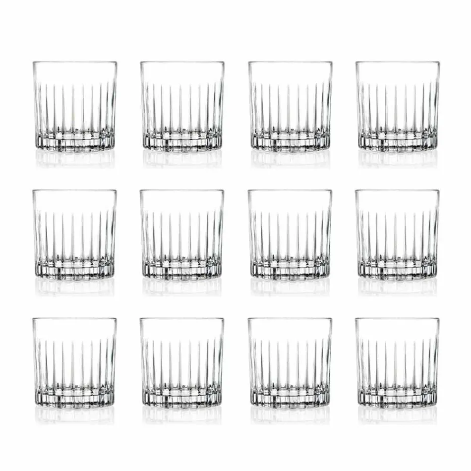 Lowball Tumbler Basso Altmodische Brille für Cockatil 12 Stück - Senzatempo Viadurini