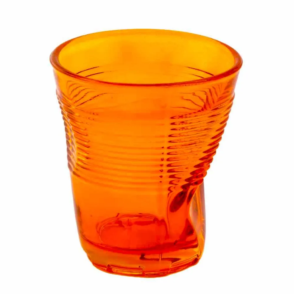 Moderne farbige Glaswassergläser 6 Designstücke - Sarabi Viadurini