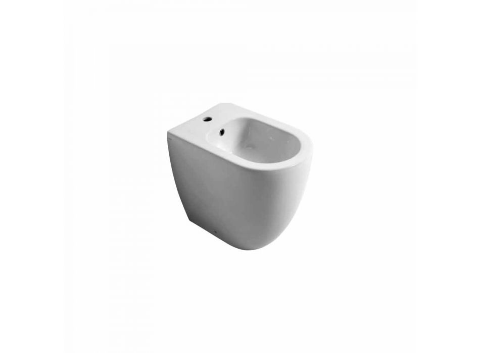 Modernes Design-Keramik-Bidet Shine Square Open Randlos H50 cm