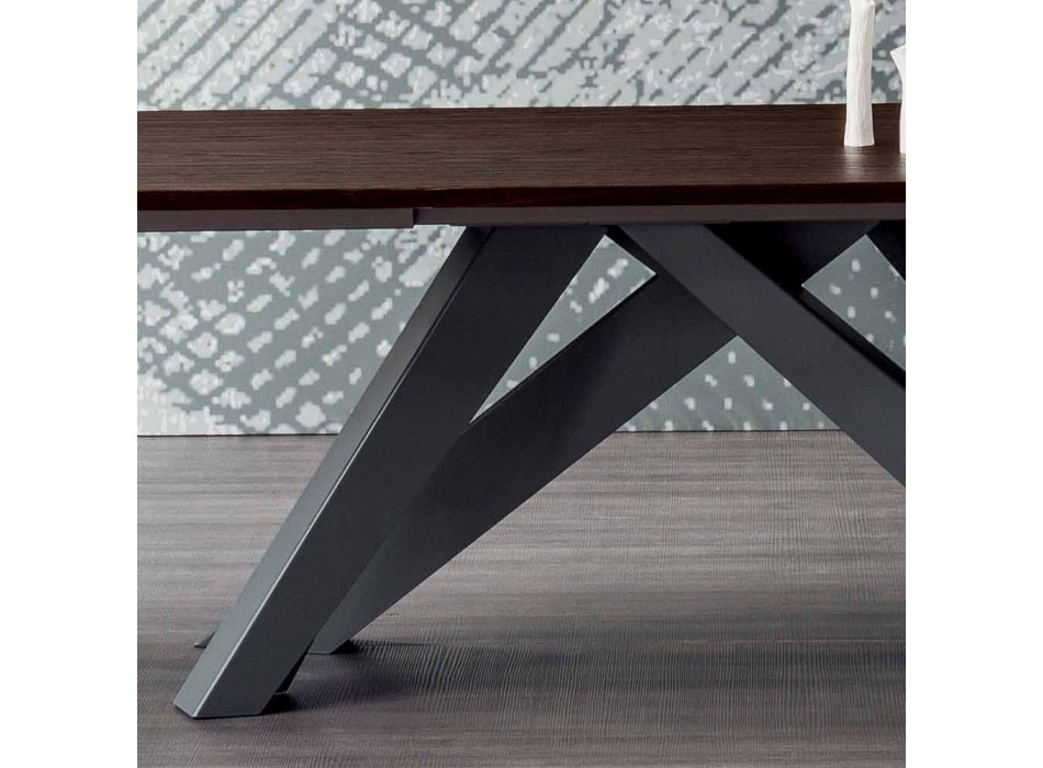 Bonaldo Big Table erweiterbarer Tisch aus Italien Design Holz Viadurini