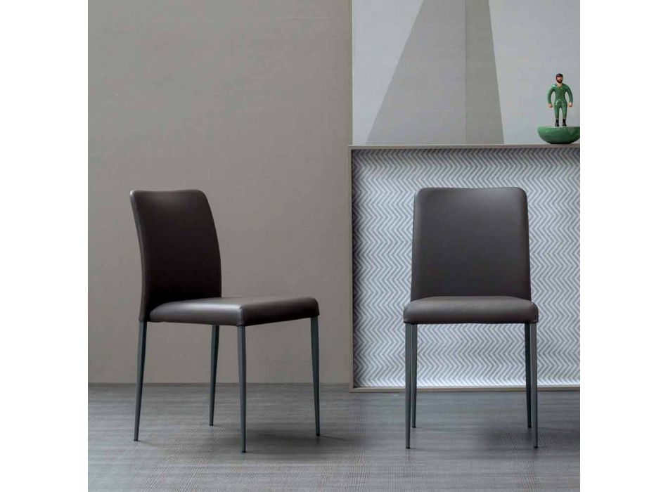Bonaldo Deli Designstuhl mit gepolsterter Sitzfläche aus Italien