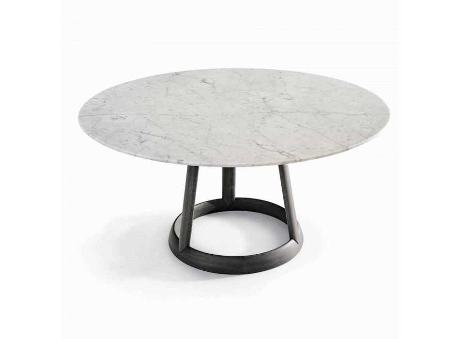 Bonaldo Greeny runden Tisch Design Carrara Marmorboden in Italien hergestellt
