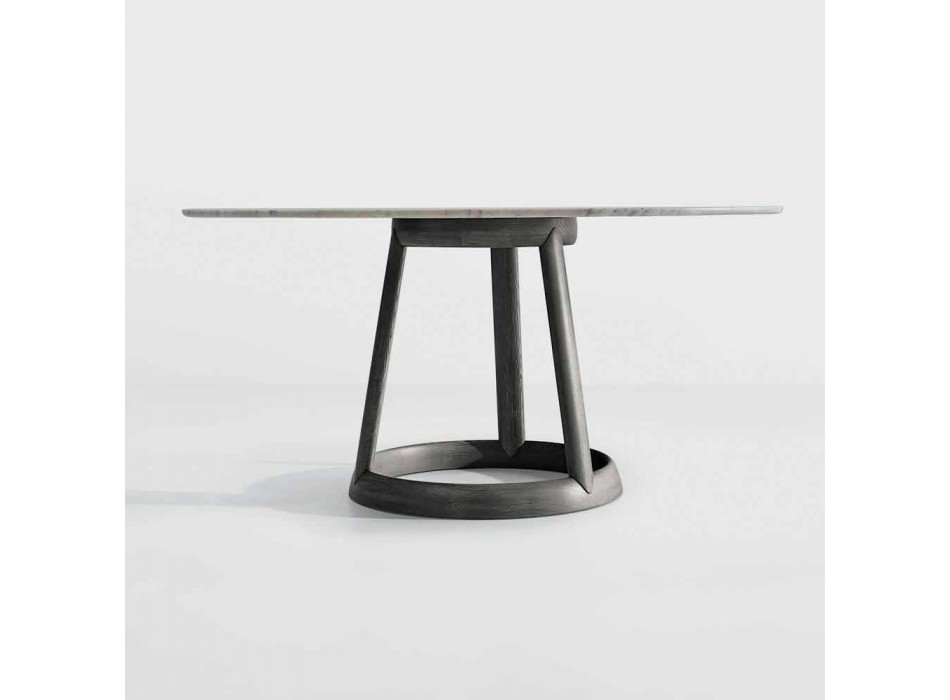 Bonaldo Greeny runden Tisch Design Carrara Marmorboden in Italien hergestellt