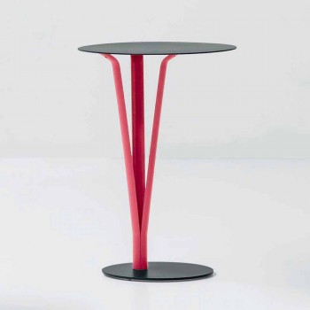 Bonaldo Kadou Design Tisch aus lackiertem Stahl D39cm made in Italy