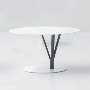 Bonaldo Kadou Design Tisch aus lackiertem Stahl D70cm made in Italy