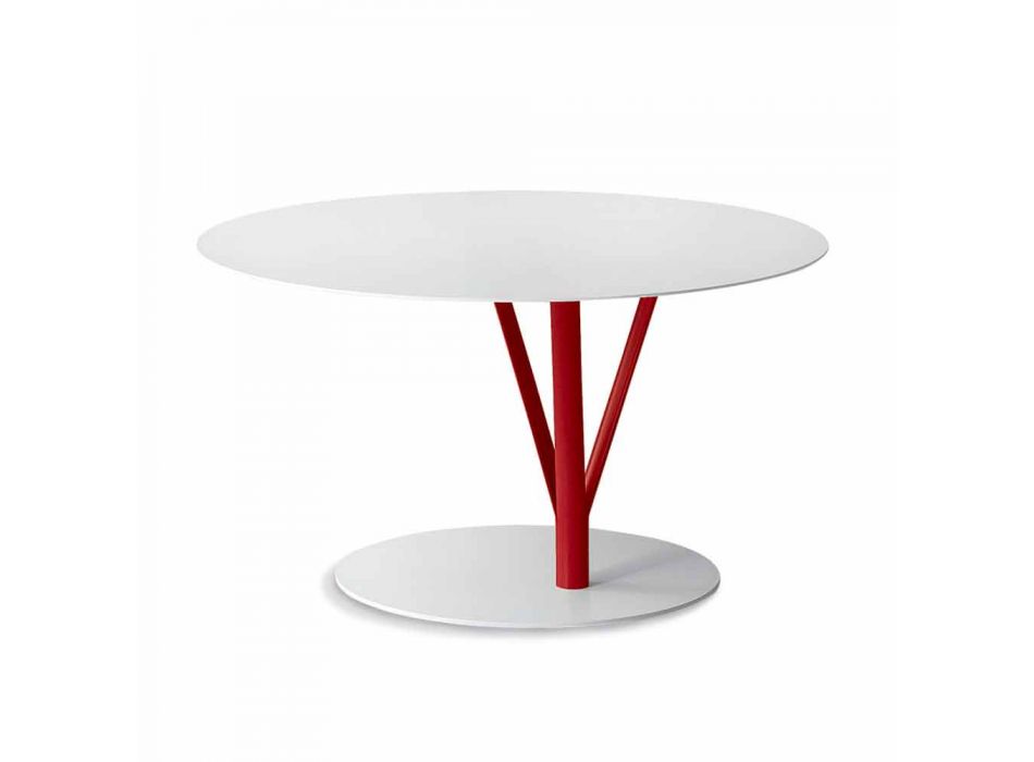 Bonaldo Kadou Design Tisch aus lackiertem Stahl D70cm made in Italy