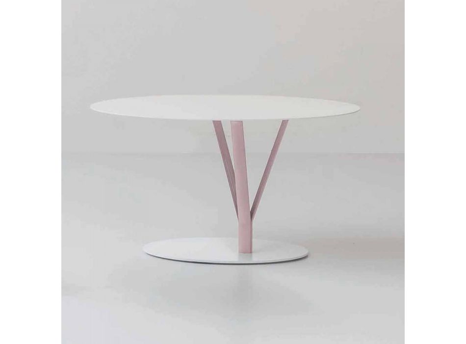 Bonaldo Kadou Design Tisch aus lackiertem Stahl D70cm made in Italy Viadurini