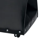 Brennholztasche aus Öko-Leder mit Rollen, hergestellt in Italien – Schnecke Viadurini