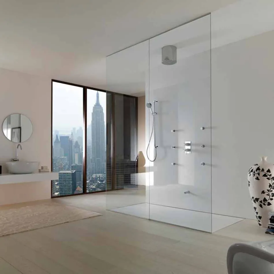 Bossini Oki 200 Duschkopf mit einem modernen Design in einem Jet Viadurini