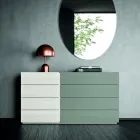 Komplettes Zimmer mit 4 modernen Designelementen Made in Italy - Mallorca Viadurini