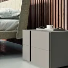 Schlafzimmer mit 4 Elementen Moderner Stil Made in Italy Hohe Qualität - Minorco Viadurini