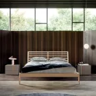 Modernes 5-Elemente-Schlafzimmer Made in Italy Hohe Qualität - Edel Viadurini