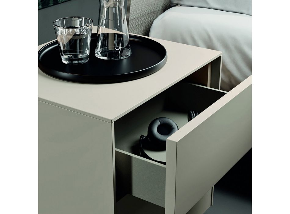 Komplettes Schlafzimmer mit 4 hochwertigen Made in Italy Elementen - Odema Viadurini