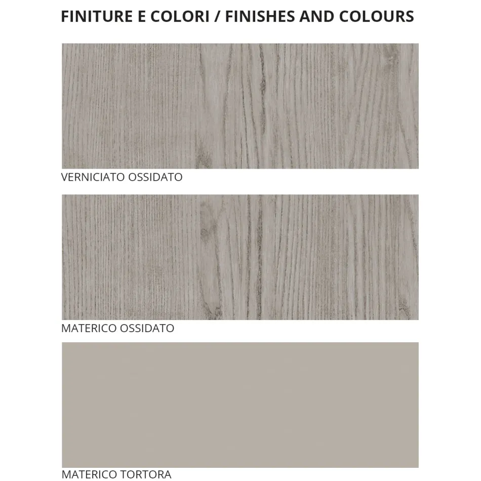 Komplettes Schlafzimmer mit 4 hochwertigen Made in Italy Elementen - Odema Viadurini