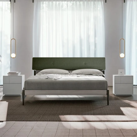 Komplettes Schlafzimmer mit 4 modernen Elementen Made in Italy Precious - Verminia Viadurini
