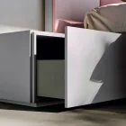 Komplettes Schlafzimmer mit 5 Elementen Made in Italy Hohe Qualität - Quarz Viadurini