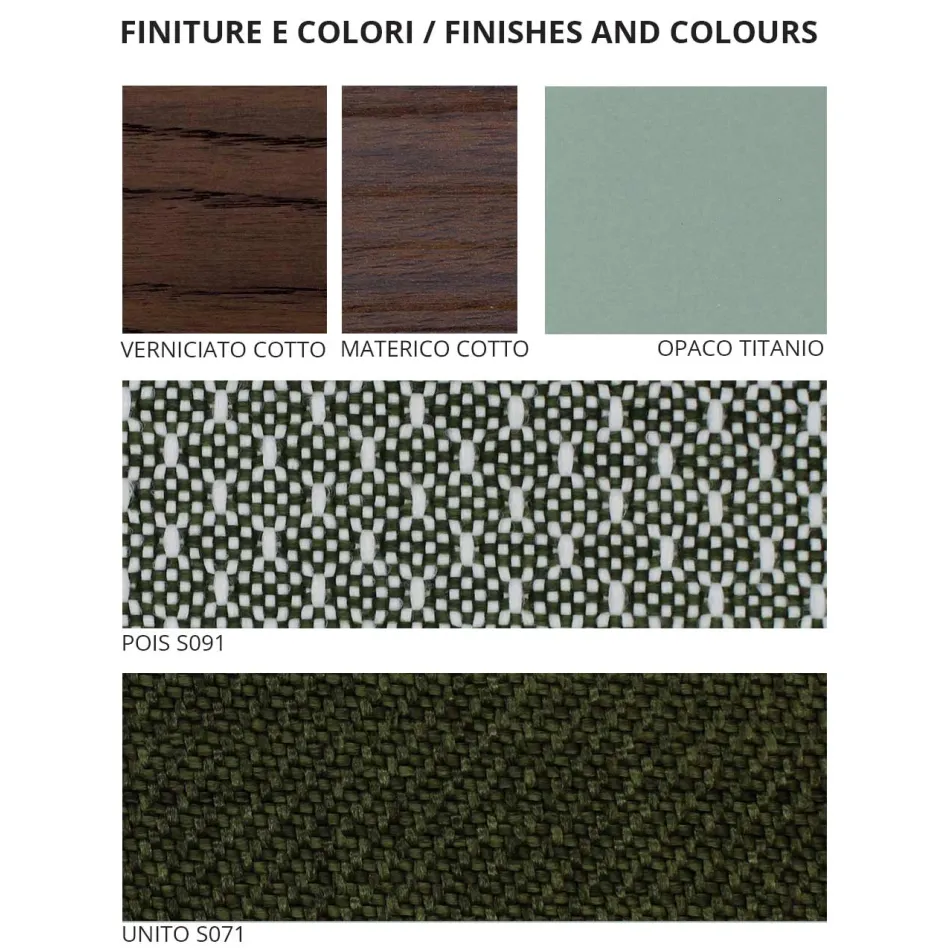 Komplettes Schlafzimmer mit 5 modernen Elementen Made in Italy - Shaila Viadurini