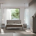 Modernes Schlafzimmer mit 4 Elementen im modernen Stil Made in Italy - Lusinda
