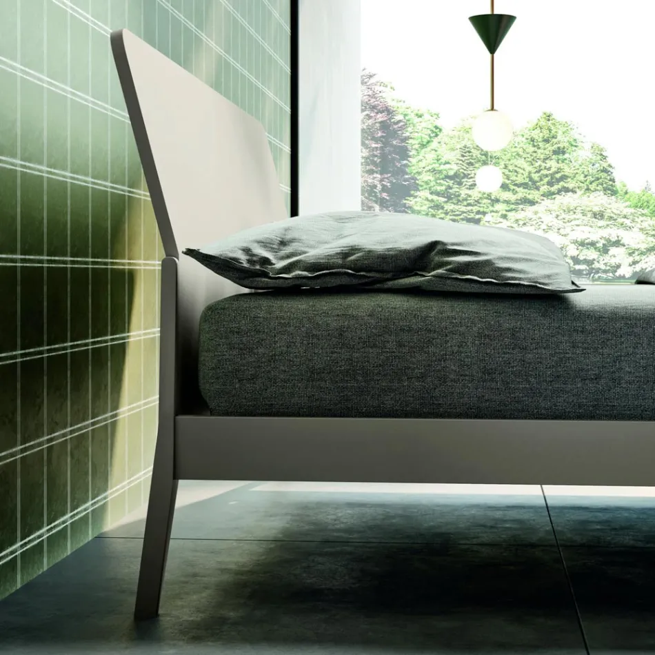 Modernes 5-Elemente-Schlafzimmer im modernen Stil Made in Italy - Melodia Viadurini