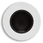 Runde Designwand Bioethanol Kamin aus lackiertem Stahl - Trenton Viadurini