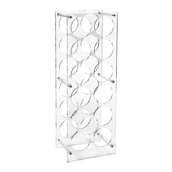 Transparenter flaschenhalter aus plexiglas made in italy - whines