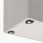 Verlängerungswagen in Columbus offenporigem weißem Melamin Viadurini