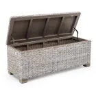 Outdoor-Truhe aus Naturfaser von Kubù - Nogitsune Viadurini