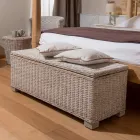 Outdoor-Truhe aus Naturfaser von Kubù - Nogitsune Viadurini