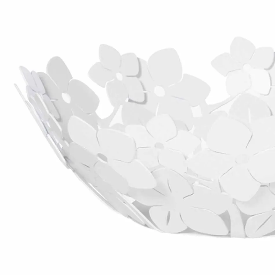 Herzstück mit Blumen aus Schlammeisen, Weiß oder Blau - Marken Viadurini