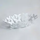 Modernes ovales Herzstück aus weißem oder beige Eisen Made in Italy - Leiden Viadurini