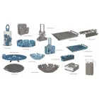 Modernes Design Blumenbecherhalter Korb Made in Italy - Marken Viadurini