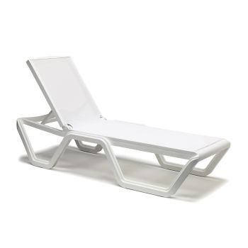 Outdoor Chaiselongue in Tecnopoliero Made in Italy 2 Stück - Holland