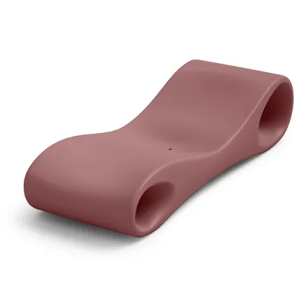 Garten-Chaiselongue aus farbigem Polyethylen Made in Italy - Flores Viadurini