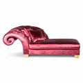 Klassischer Design-Loungesessel Basco, Made in Italy, Stoffbezug