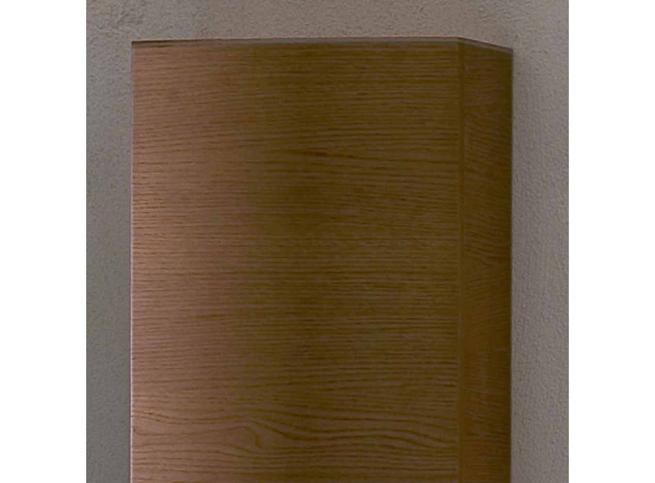 Gioia, 2-türiger Wandschrank aus Eichenholz, made in Italy Viadurini