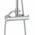 Duschsäule mit Thermostatmischer aus Messing Made in Italy - Gallo Viadurini