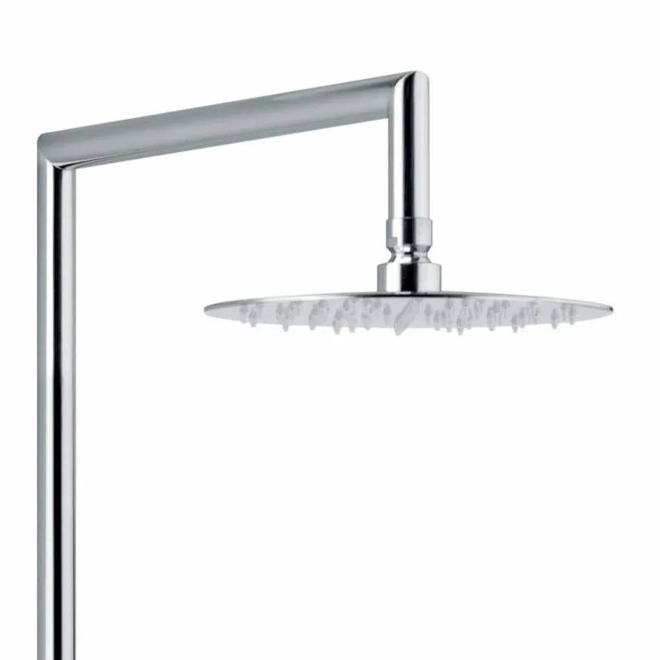 Messing-Duschsäule mit Duschkopf und ABS-Dusche Made in Italy - Padula Viadurini