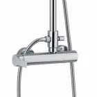 Messing-Duschsäule mit Duschkopf und ABS-Dusche Made in Italy - Padula Viadurini