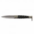 Kalabresisches Torciglione-Messer mit 7,5 cm Stahlklinge Hergestellt in Italien - Bria