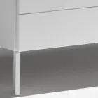 Kommode mit 3 Schubladen aus lackierter Spanplatte - Gemelli Viadurini