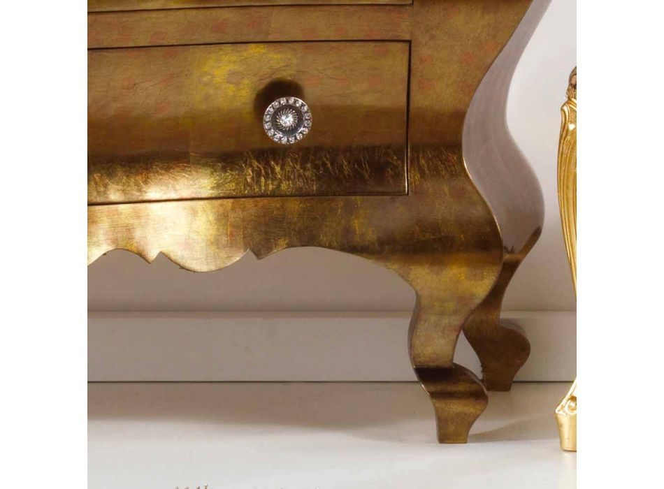 Kommode mit klassischem Design aus Massivholz Bellini