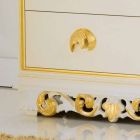 Design Holzkomode mit 4 Schubladen Zucchi, made in Italy Viadurini