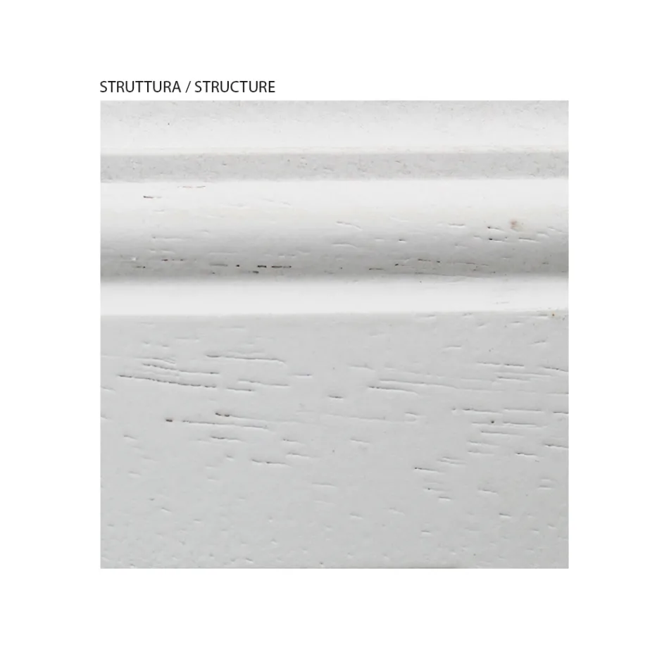 Nachttisch mit Struktur aus furnierten Holzpartikeln, hergestellt in Italien – Thor Viadurini