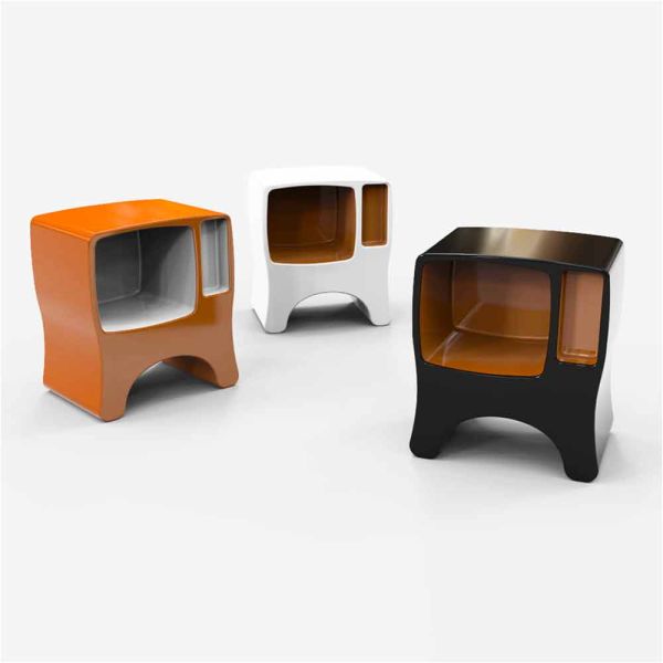Nachttisch aus solid surface catodico made in italy