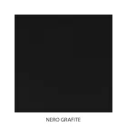 Nachttisch aus Eisenrohr, Graphitschwarz-Finish, hergestellt in Italien – Santorini Viadurini