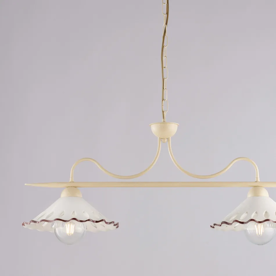 Leuchtende Design-Ergänzung aus Glas und Metall, hergestellt in Italien mit einem Look - Mira Viadurini