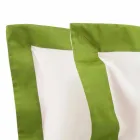 Satin Sheet Set für Doppelbett mit farbigen Kanten - Hyazinthe Viadurini