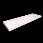 Zusammensetzung 3 Badezimmermöbel in Gres und Waschbecken in Vetrochina 3 Farben - Ramentina Viadurini