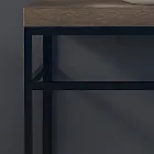 Zusammensetzung 3 Badezimmermöbel aus Metall, Holz und Keramik Made in Italy - Cizco Viadurini